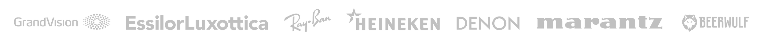  Brands I worked for. 